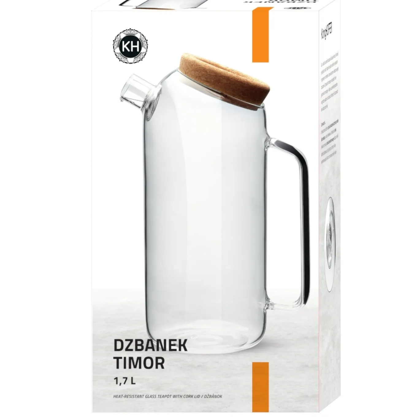 Dzbanek szklany ze spiralą filtrującą Konighoffer Timor 1,7 l