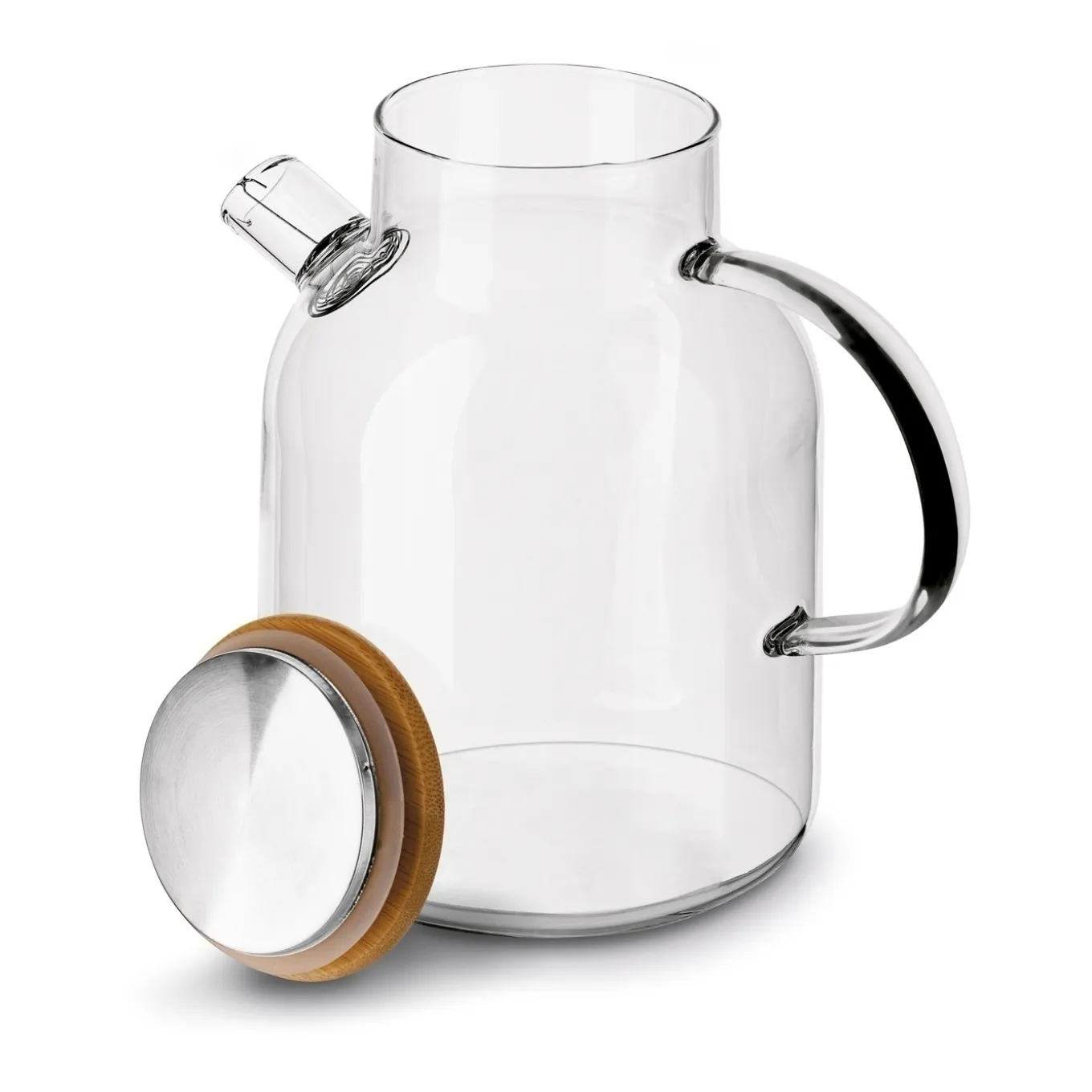 Dzbanek szklany ze spiralą i podgrzewaczem ceramicznym Tadar Nexo 1,8 l