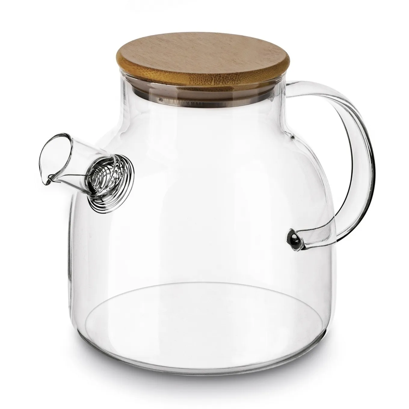 Dzbanek szklany ze spiralą i podgrzewaczem ceramicznym Tadar Nexo 1,3 l