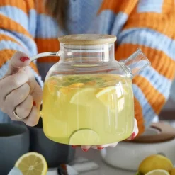 Dzbanek z filtrem spiralnym i szklanym podgrzewaczem Tadar Nexo 1,3 l