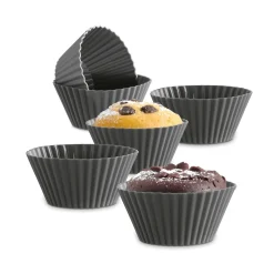 Foremki papilotki do pieczenia muffinek i babeczek Tadar Silico 6 sztuk