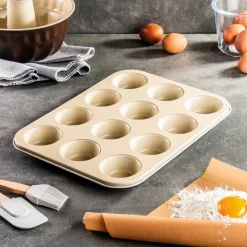 Forma do 12 muffinek z powłoką ceramiczną Tadar 35 x 26,5 x 3 cm