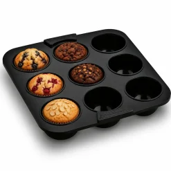 Forma do 9 muffin silikonowa do frytkownicy beztłuszczowej airfryera Tadar 19 x 18 x 3 cm