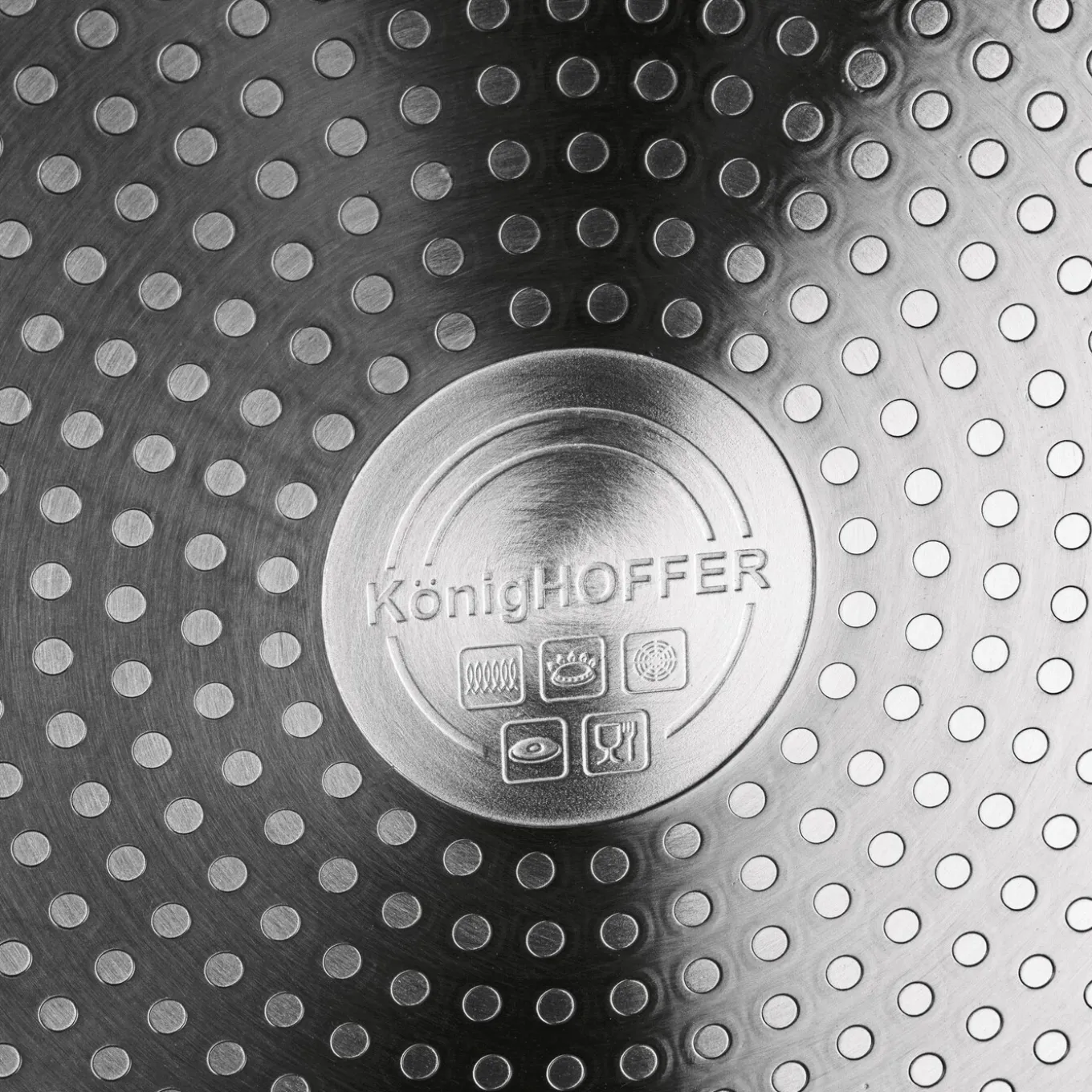 Garnek ceramiczny na indukcję z pokrywką Konighoffer Reno 4,6 l