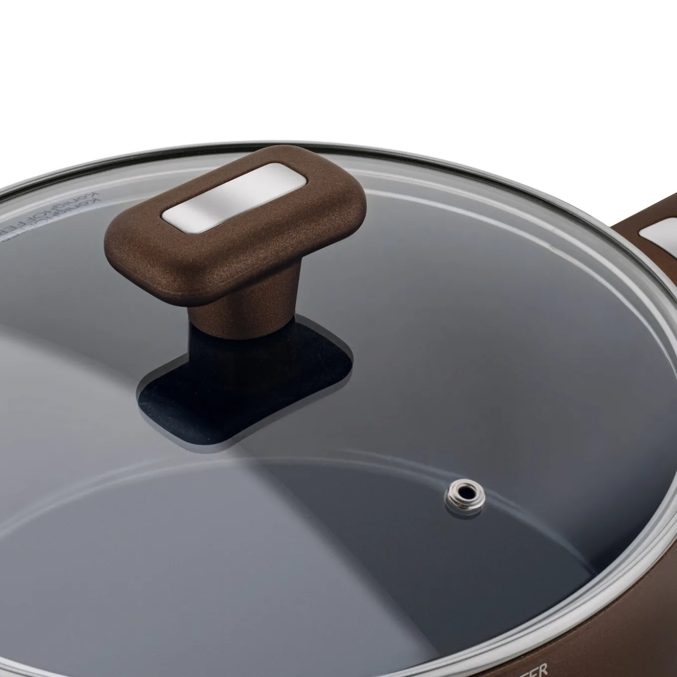 Garnek ceramiczny na indukcję z pokrywką Konighoffer Reno 4,6 l