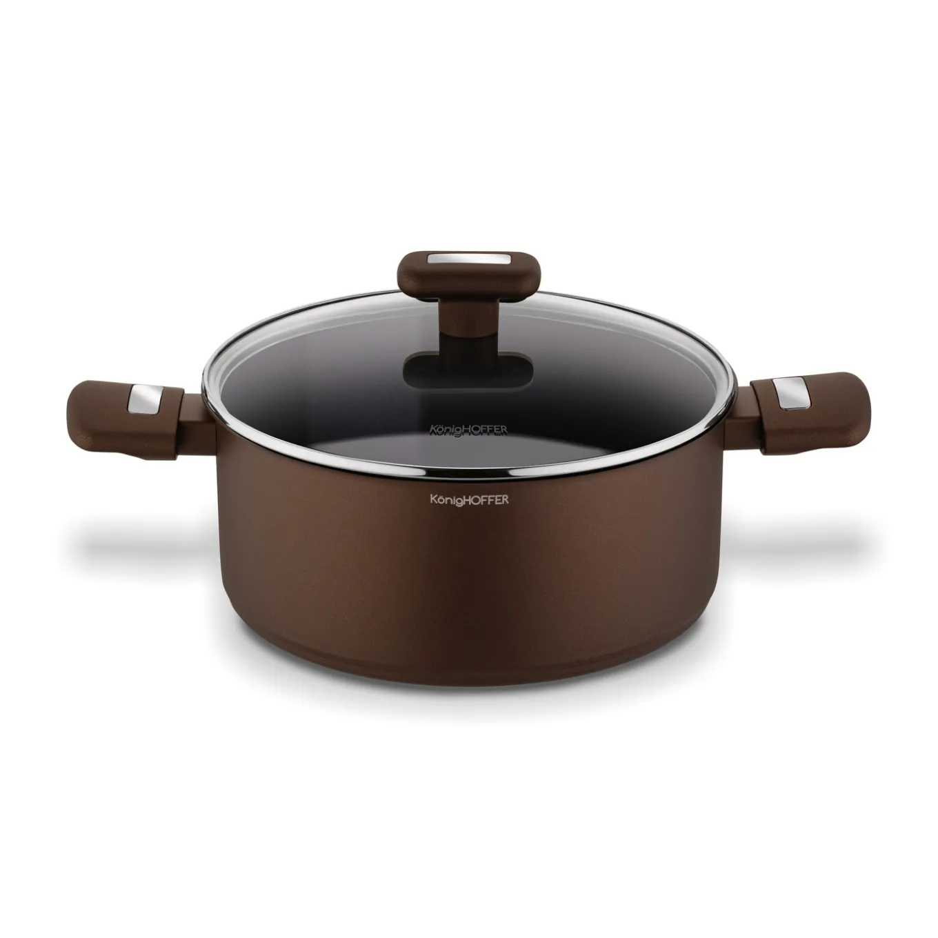 Garnek ceramiczny na indukcję z pokrywką Konighoffer Reno 4,6 l
