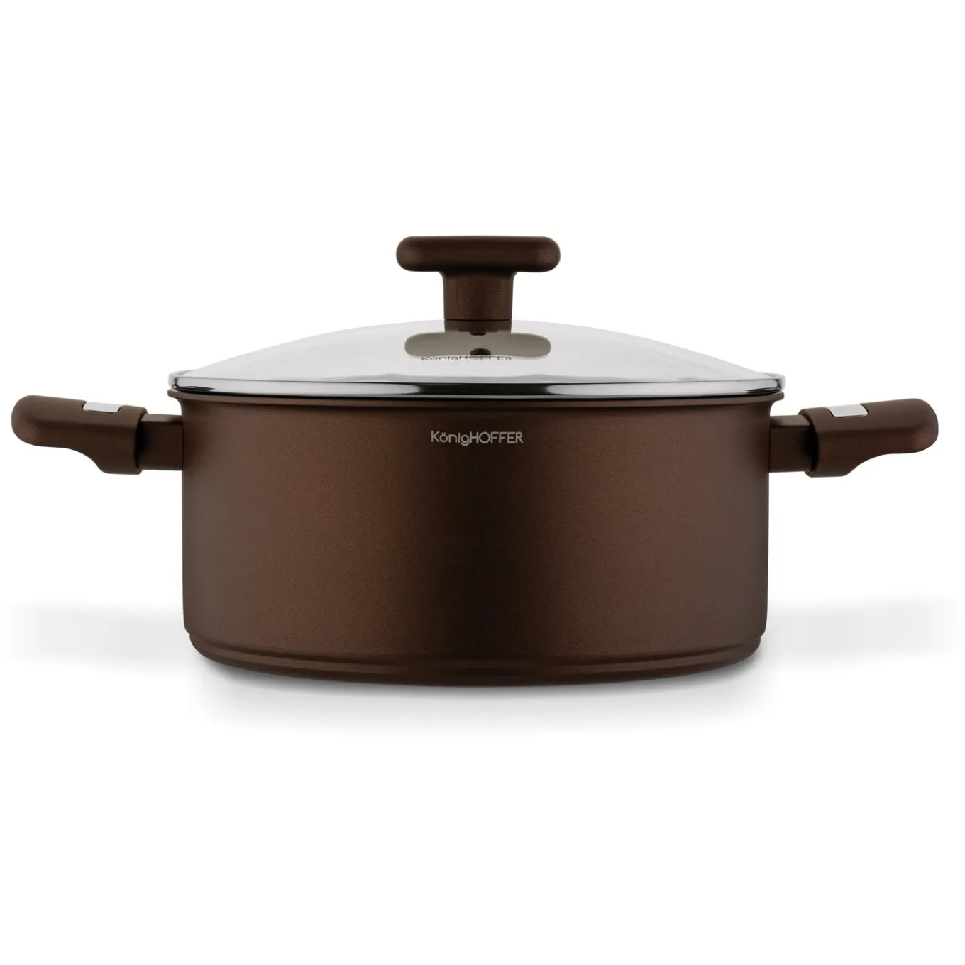 Garnek ceramiczny na indukcję z pokrywką Konighoffer Reno 4,6 l