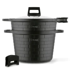 Garnek do gotowania na parze Starke Pro Brick Marble 6,3 l