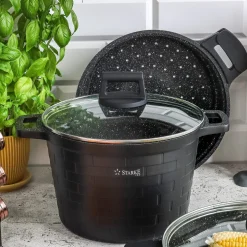 Garnek do gotowania na parze Starke Pro Brick Marble 6,3 l
