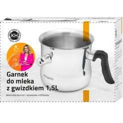 Garnek do mleka z gwizdkiem Konighoffer 1,5 l indukcja
