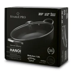 Garnek żeliwny emaliowany z pokrywką Starke Pro Hanoi 3,8 l