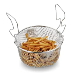 Garnek emaliowany do frytek z sitkiem i pokrywką Tadar 3,2 l