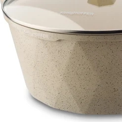 Garnek marmurowy na indukcję z pokrywką Konighoffer Corte 2,3 l