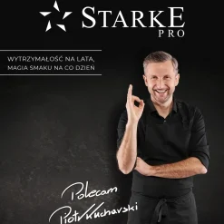 Garnek na indukcję non stick z pokrywką Starke Pro Double 2,65 l