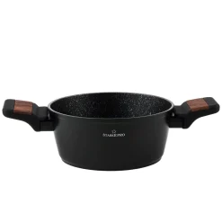 Garnek na indukcję non-stick z pokrywką Starke Pro Archie Wooden 1,6 l