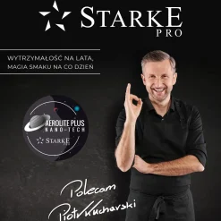 Garnek na indukcję non-stick z pokrywką Starke Pro Archie Wooden 1,6 l
