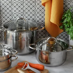 Garnek na indukcję ze stali nierdzewnej Konighoffer Faro 5,9 l