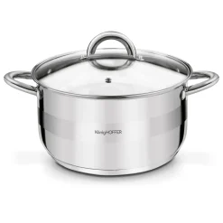 Garnek na indukcję ze stali nierdzewnej Konighoffer Faro 5,9 l