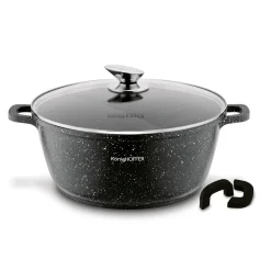 Garnek na indukcję z pokrywką Konighoffer Pollo 6,3 l