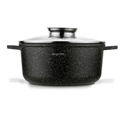 Garnek na indukcję z pokrywką Konighoffer Pollo Black 4,5 l