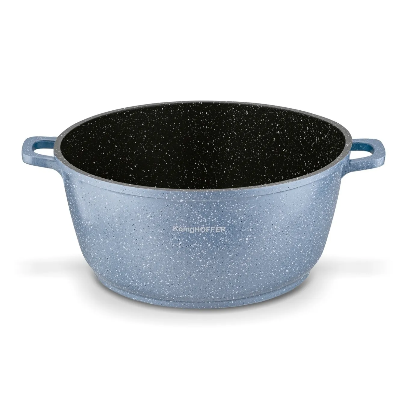 Garnek na indukcję z pokrywką Konighoffer Pollo Blue 6,3 l