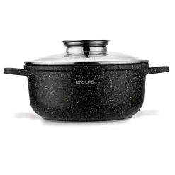 Garnek na indukcję z pokrywką Konighoffer Pollo Black 2,3 l