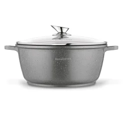 Garnek na indukcję z pokrywką Konighoffer Pollo Grey 6,3 l