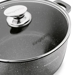Garnek na indukcję z pokrywką Konighoffer Pollo Grey 6,3 l
