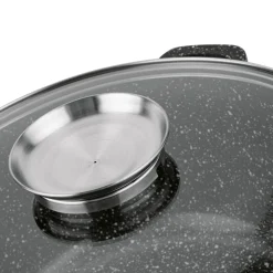 Garnek na indukcję z pokrywką Konighoffer Pollo Black 1,2 l