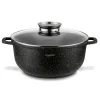 Garnek na indukcję z pokrywką Konighoffer Pollo Black 6,5 l