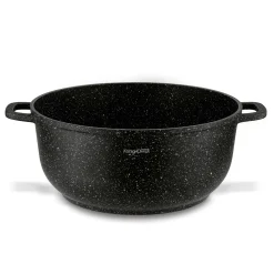 Garnek na indukcję z pokrywką Konighoffer Pollo Black 6,5 l