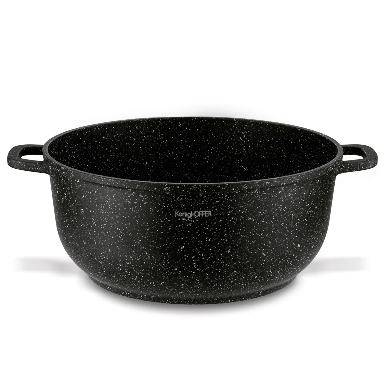 Garnek na indukcję z pokrywką Konighoffer Pollo Black 6,5 l