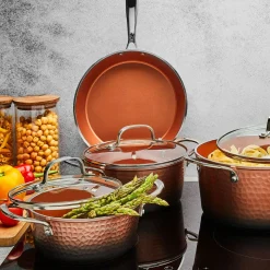 Garnek na indukcję z powłoką nieprzywierającą Starke Pro Glossy Copper 1,6 l