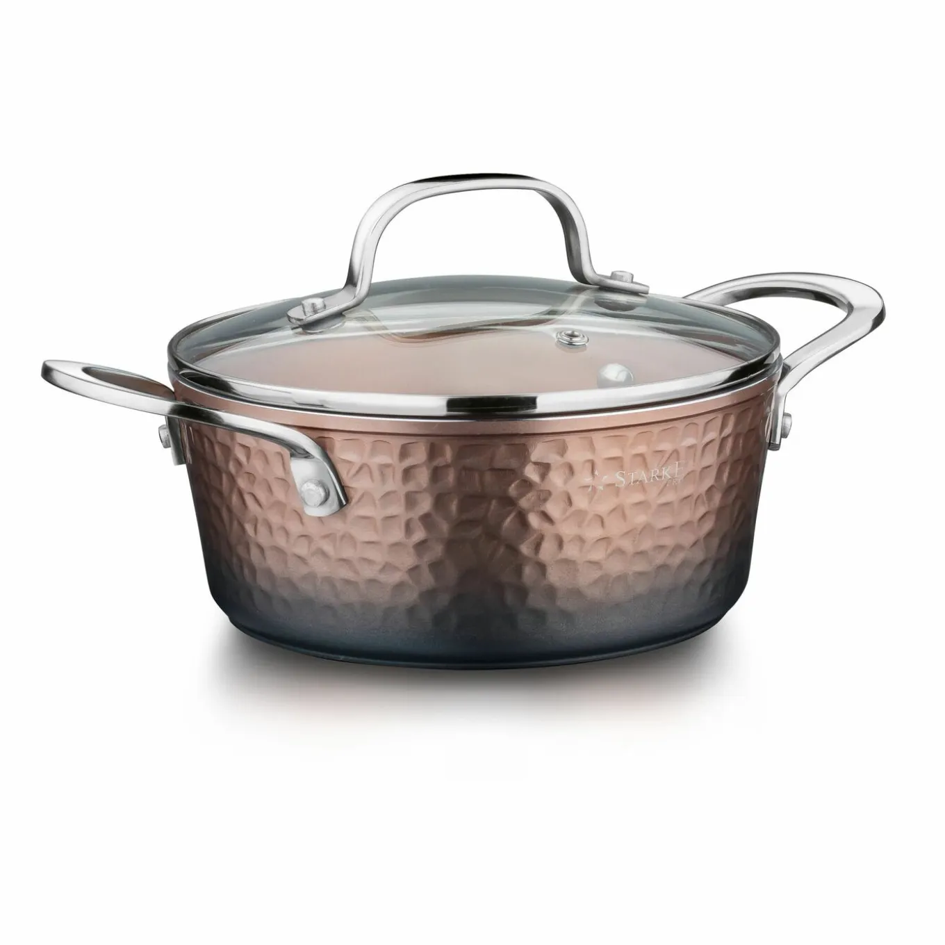 Garnek na indukcję z powłoką nieprzywierającą Starke Pro Glossy Copper 1,6 l