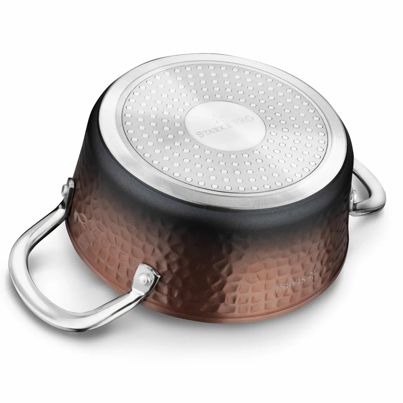 Garnek na indukcję z powłoką nieprzywierającą Starke Pro Glossy Copper 1,6 l