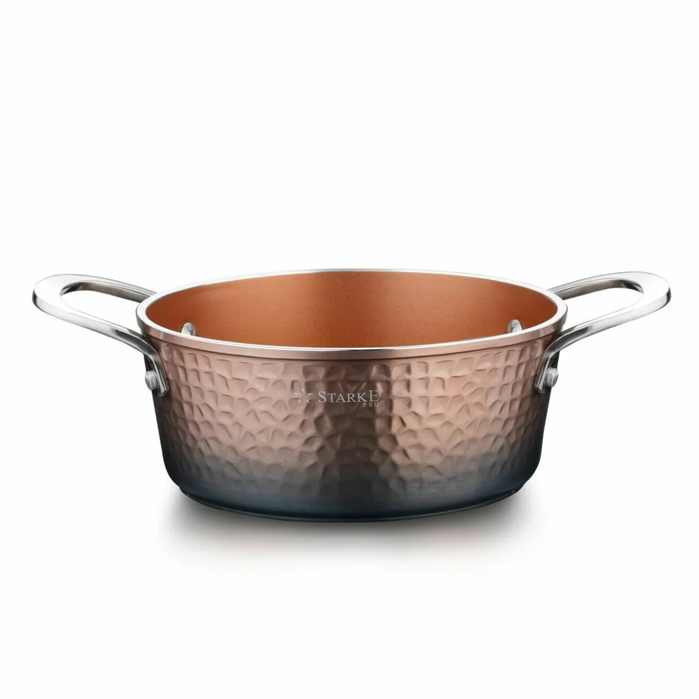 Garnek na indukcję z powłoką nieprzywierającą Starke Pro Glossy Copper 1,6 l