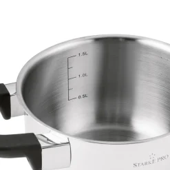 Garnek nierdzewny z pokrywką Starke Pro Sfera 1,7 l