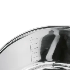 Garnek prosty II ze stali nierdzewnej z pokrywką Tadar 17 l
