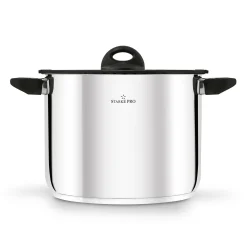 Garnek wysoki nierdzewny z pokrywką Starke Pro Sante 10,5 l indukcja