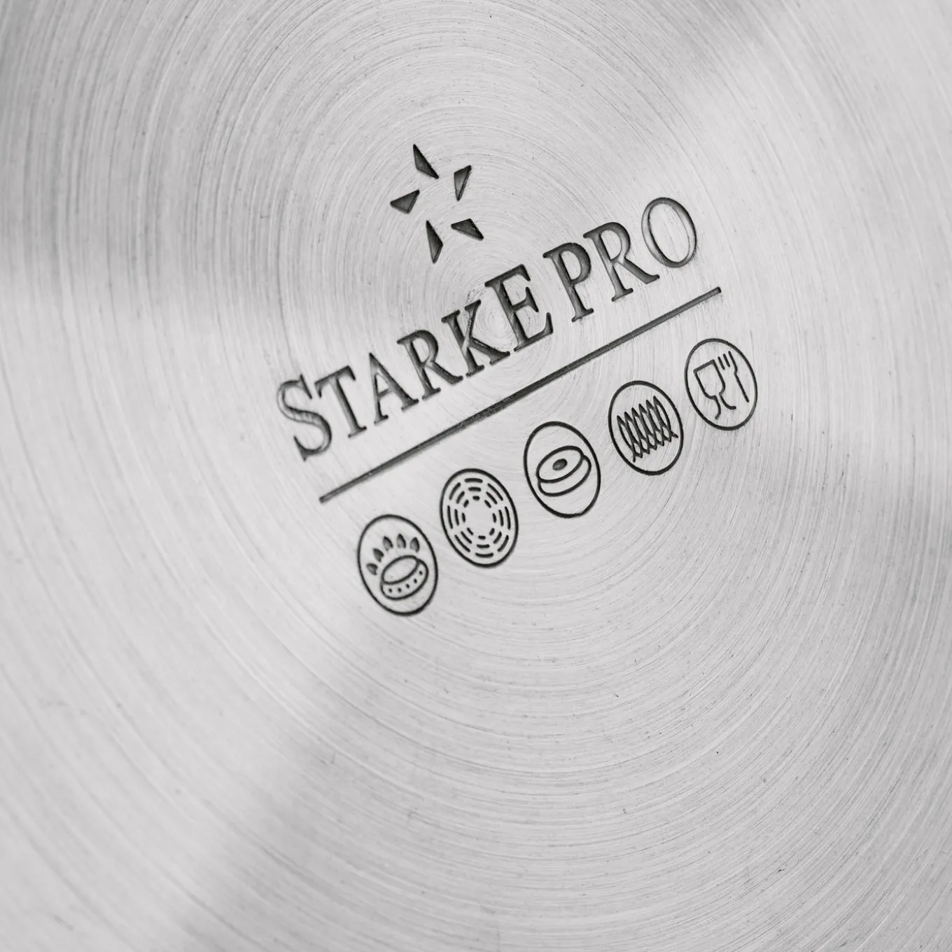 Garnek wysoki ze stali nierdzewnej z pokrywką Starke Pro Aveiro 17 l