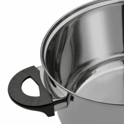 Garnek ze stali nierdzewnej Tadar Basic 24 cm z pokrywką 5,7 l