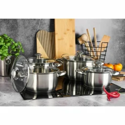 Garnek ze stali nierdzewnej Tadar Cori 18 cm z pokrywką