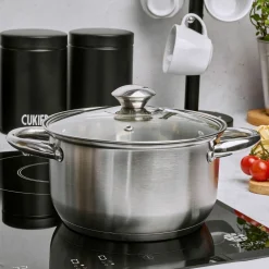 Garnek ze stali nierdzewnej Tadar Cori 20 cm z pokrywką