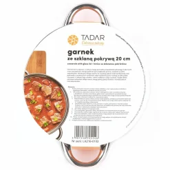 Garnek ze stali nierdzewnej Tadar Cori 20 cm z pokrywką
