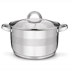 Garnek ze stali nierdzewnej Tadar Roger 24 cm indukcja