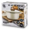 Garnek z powłoką ceramiczną na indukcję Konighoffer Rosti 24 cm 4,7 l kremowy