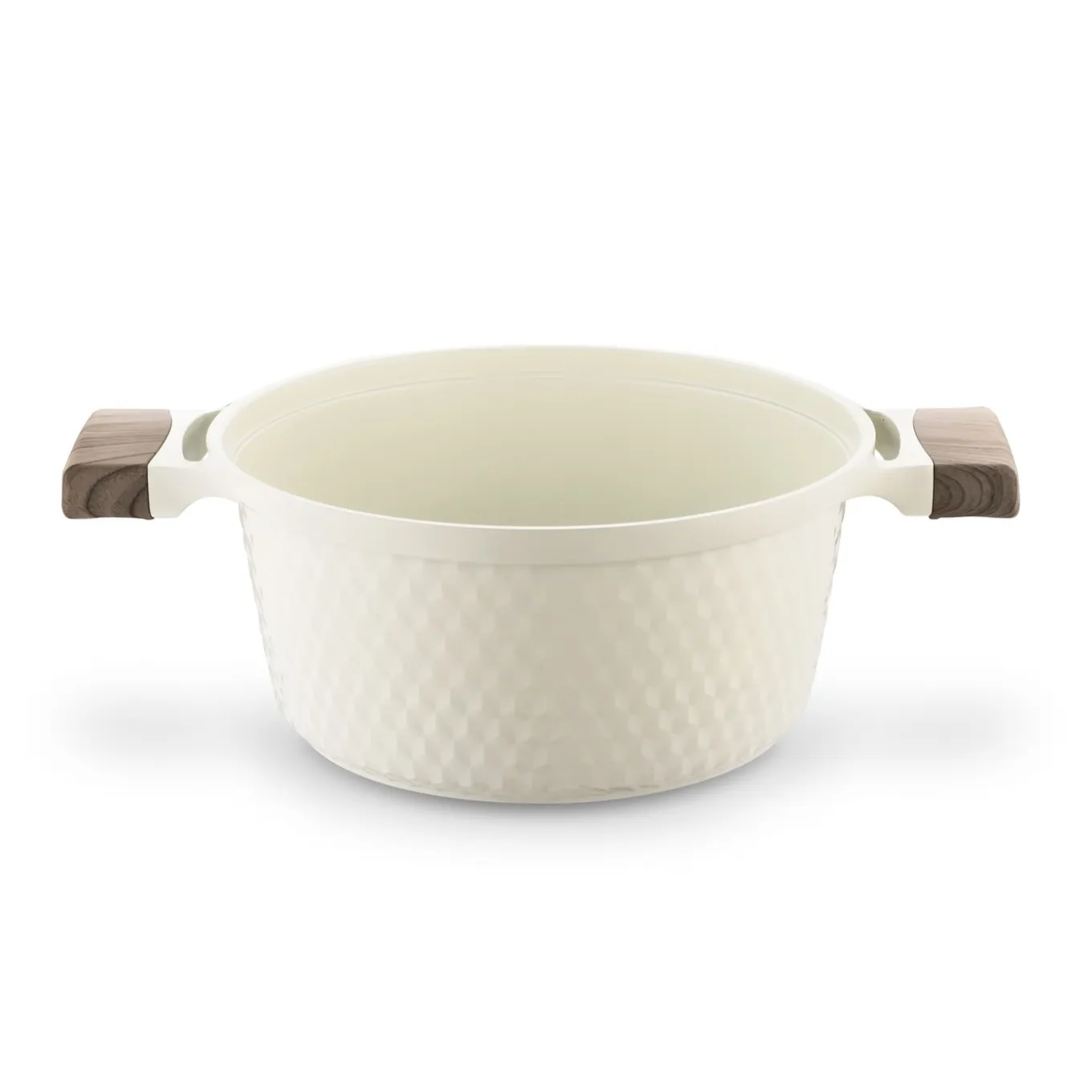 Garnek z powłoką ceramiczną na indukcję Konighoffer Rosti 24 cm 4,7 l kremowy