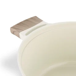 Garnek z powłoką ceramiczną na indukcję Konighoffer Rosti 24 cm 4,7 l kremowy
