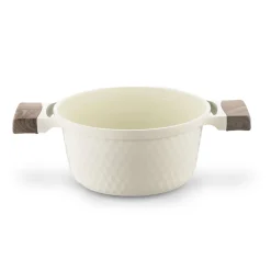 Garnek z powłoką ceramiczną na indukcję Konighoffer Rosti 20 cm 2,5 l kremowy