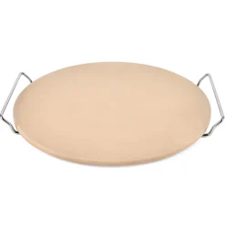 Kamień do pizzy ze stojakiem i radełkiem Konighoffer 33 cm